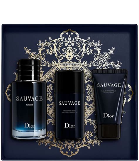 dior sauvage 3 piece gift set